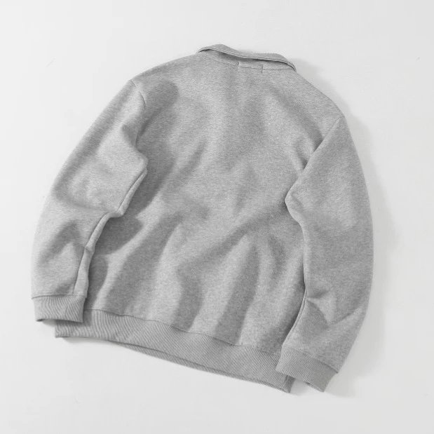 Polo Ralph Lauren Gray Black Half-Zip Collar Sweatshirt