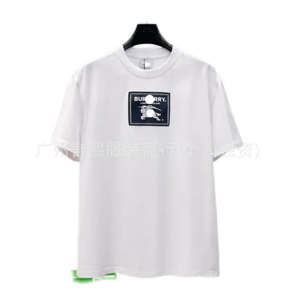 Burberry Logo Patch T-Shirt White - 1