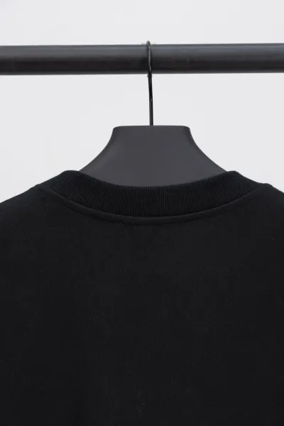 Prada Re-Nylon Logo Sweatshirt Black Hoodie - 7