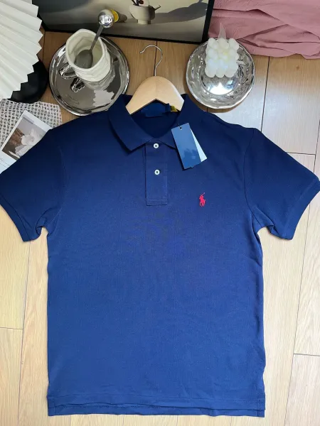 Polo Ralph Lauren Classic Fit Polo Navy Blue Tops Polo - 1