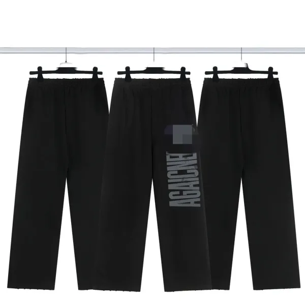 Acne Studios Logo Print Sweatpants Black - 1