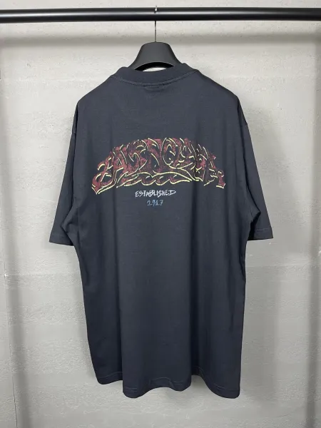 Badfriend Graffiti Logo Pink Oversized T-Shirt - 4