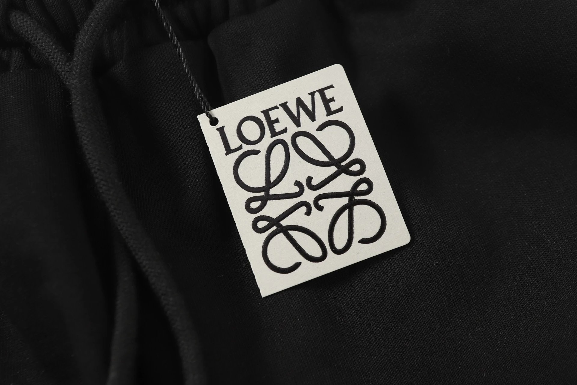 Loewe Anagram Embroidered Sweatshorts Black Shorts - 11