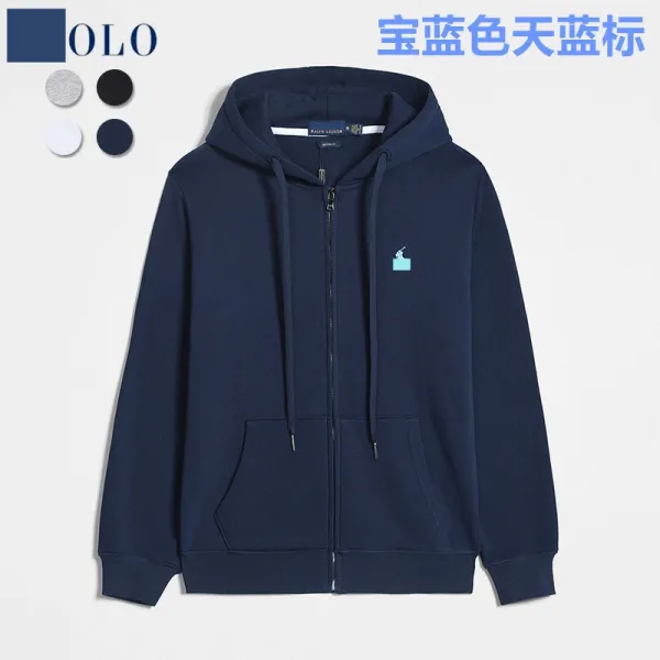 Polo Ralph Lauren Full-Zip Hoodie Navy Blue - 1