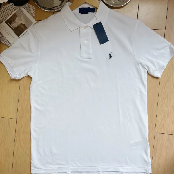 Polo Ralph Lauren Classic Fit Polo White Polo Shirt - 1