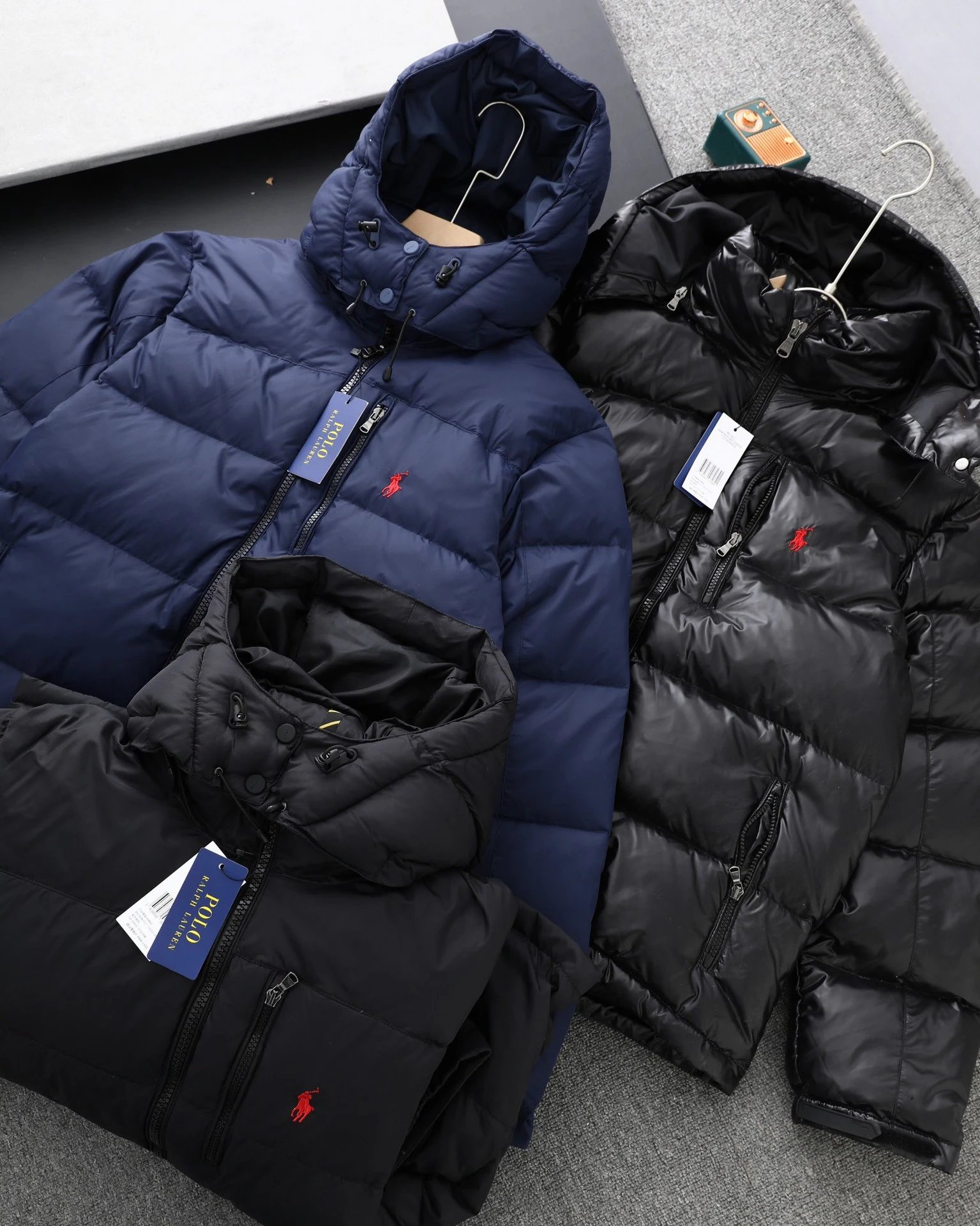 Polo Ralph Lauren Down Jacket Navy Blue - 3