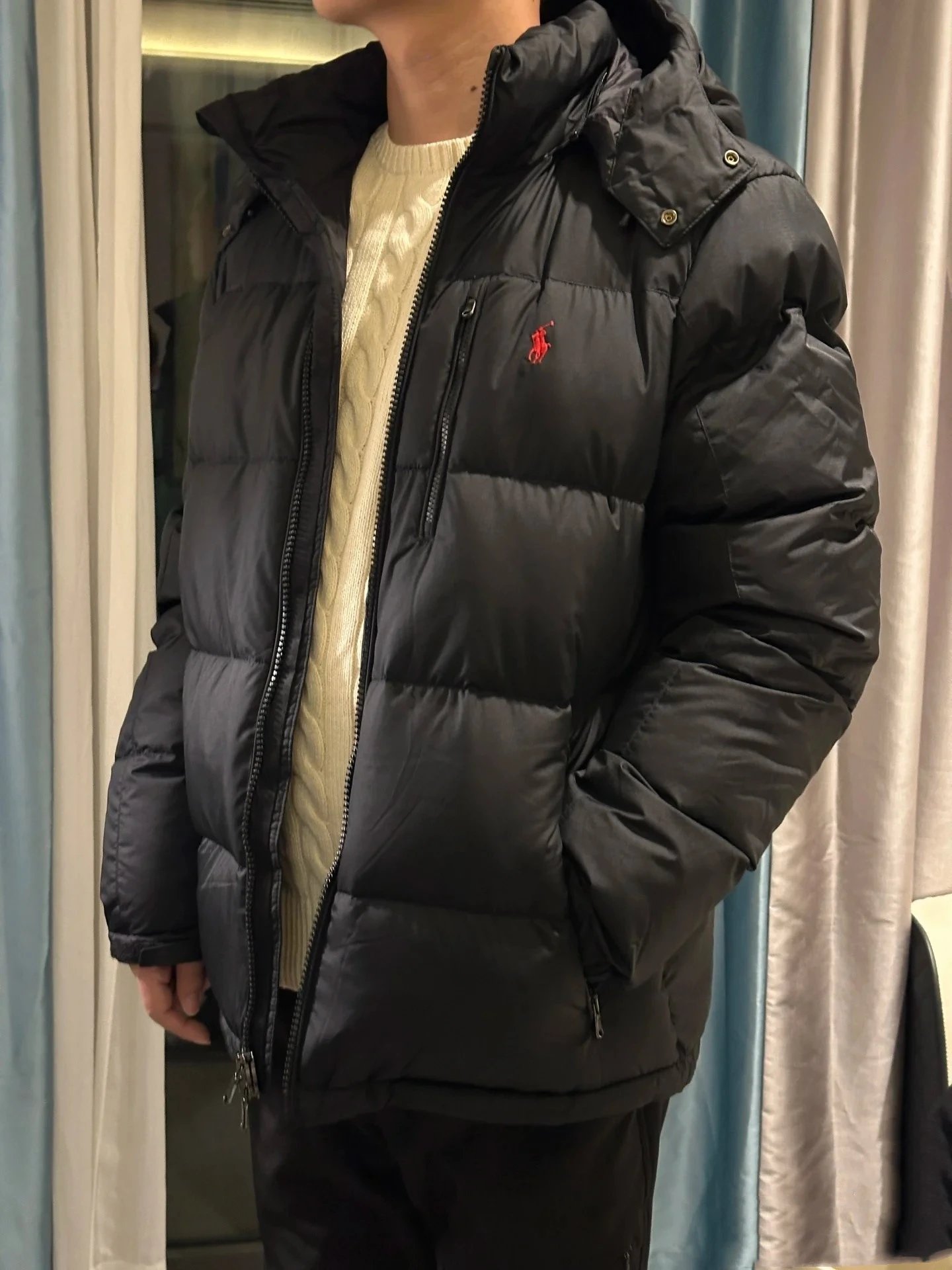 Polo Ralph Lauren Down Jacket Navy Blue - 20