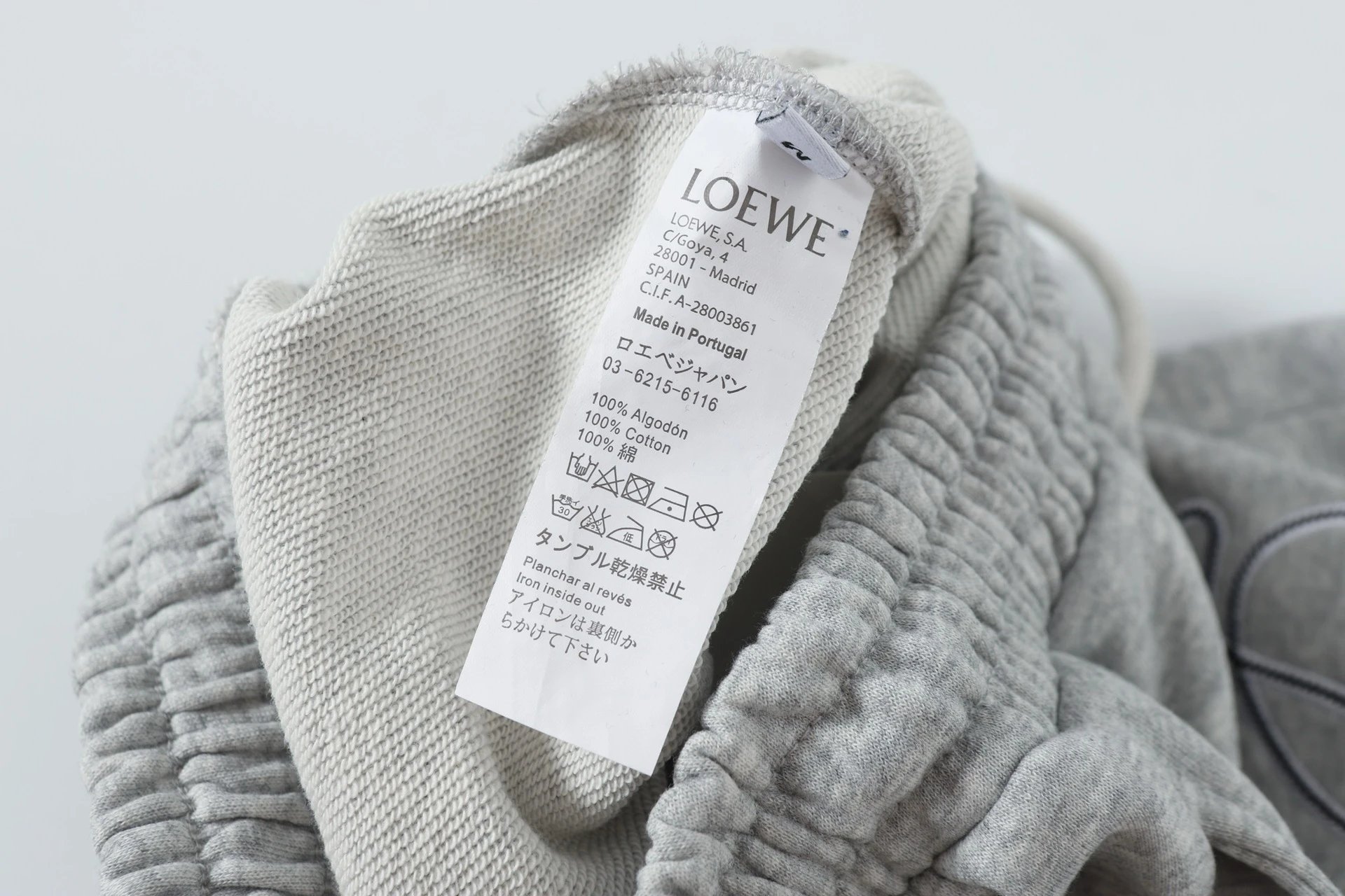 Loewe Anagram Embroidered Sweatshorts Black Shorts - 33