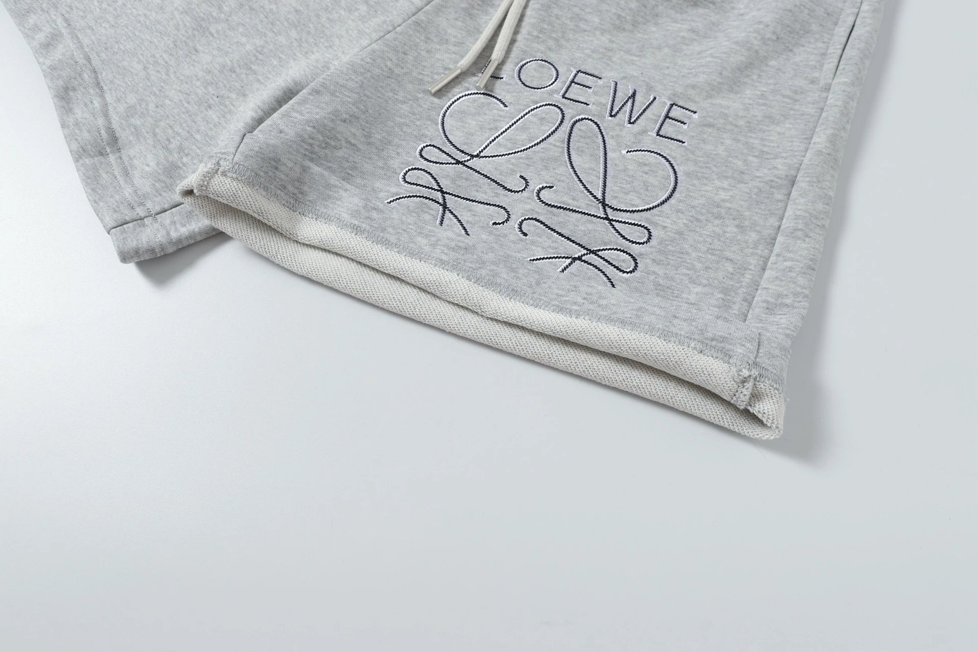 Loewe Anagram Embroidered Sweatshorts Black Shorts - 34