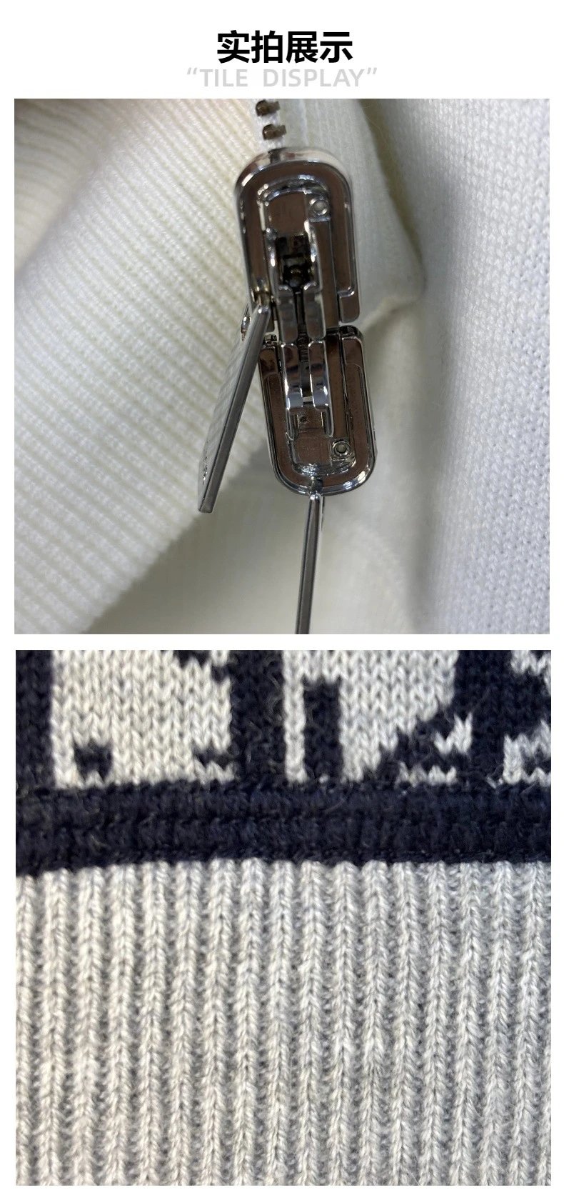 Dior Oblique Knit Hoodie Navy Blue - 10