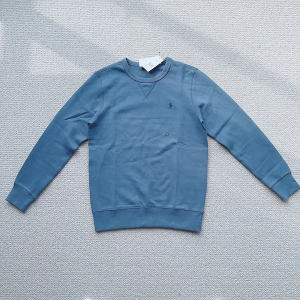 Polo Ralph Lauren Classic Crewneck Sweatshirt Blue Hoodie - 1