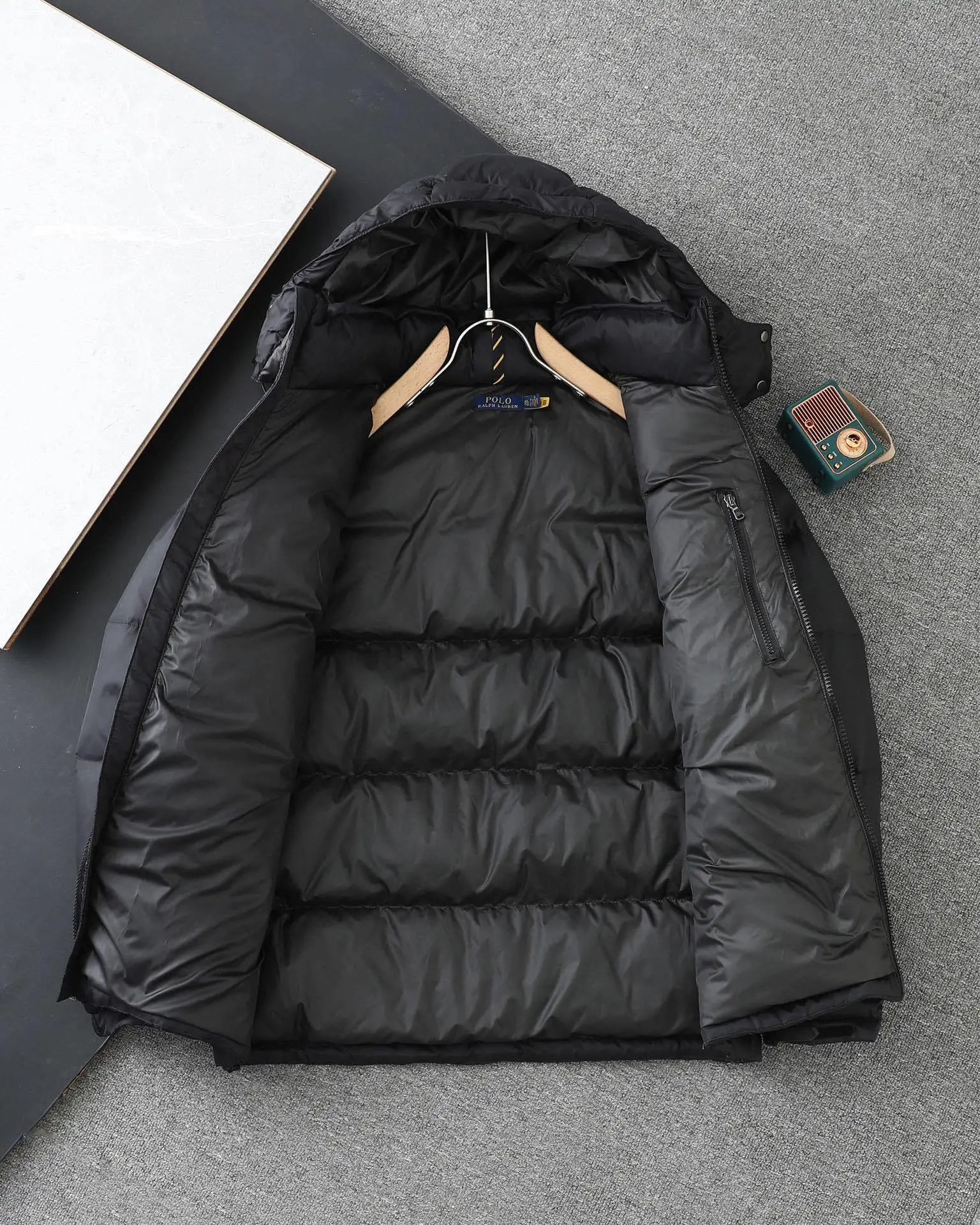 Polo Ralph Lauren Down Jacket Navy Blue - 6
