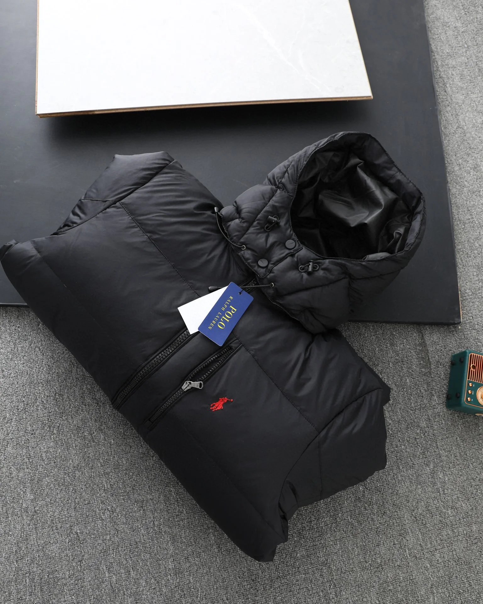 Polo Ralph Lauren Down Jacket Navy Blue - 10
