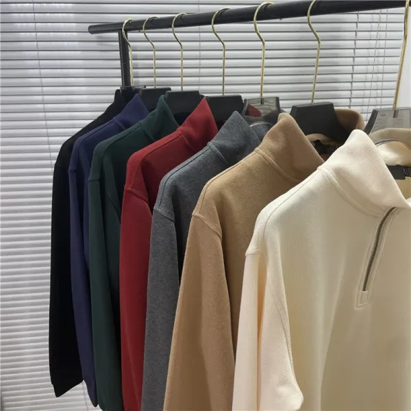 Polo Ralph Lauren Half-Zip Pullover Dark Green Sweater - 5