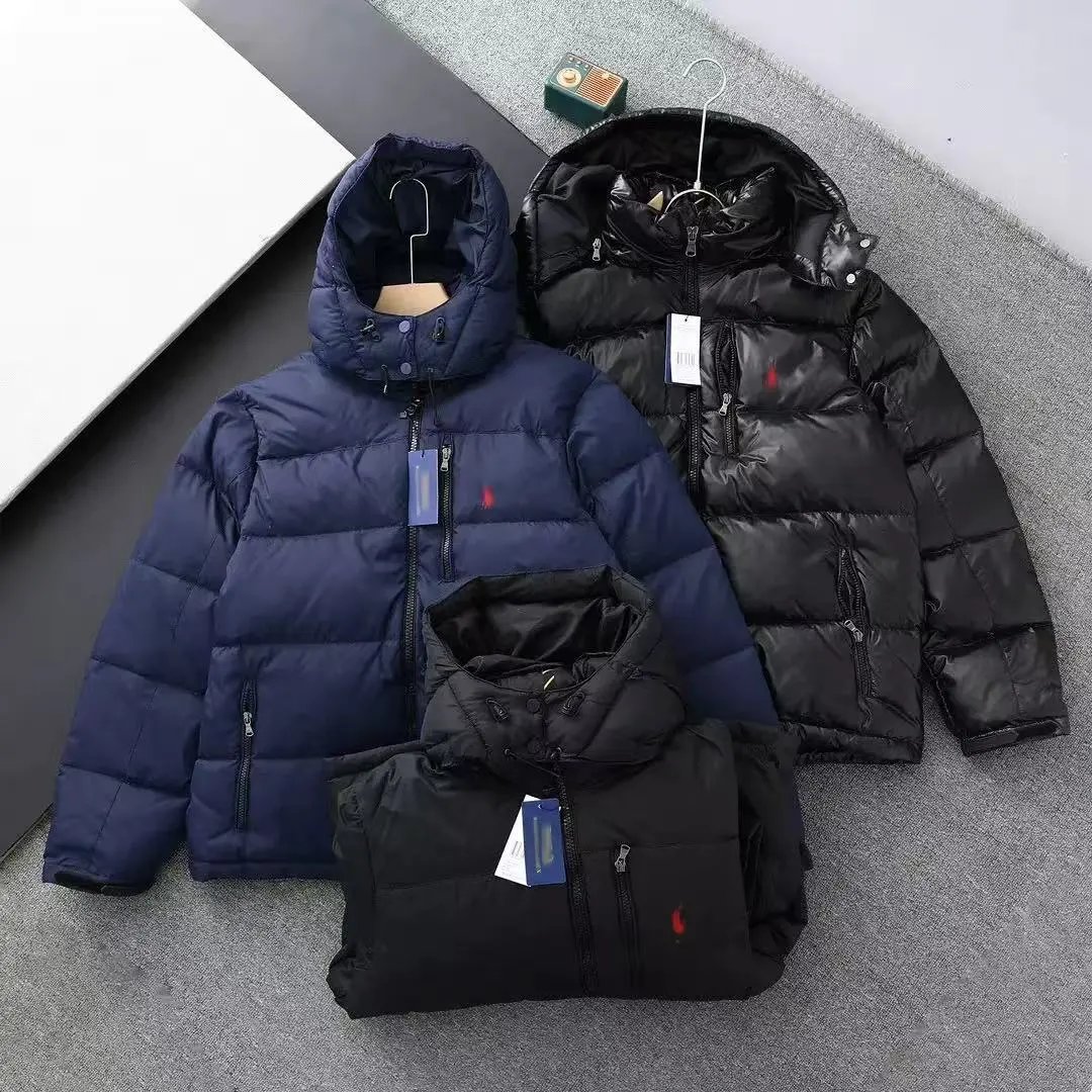 Polo Ralph Lauren Down Jacket Navy Blue - 4