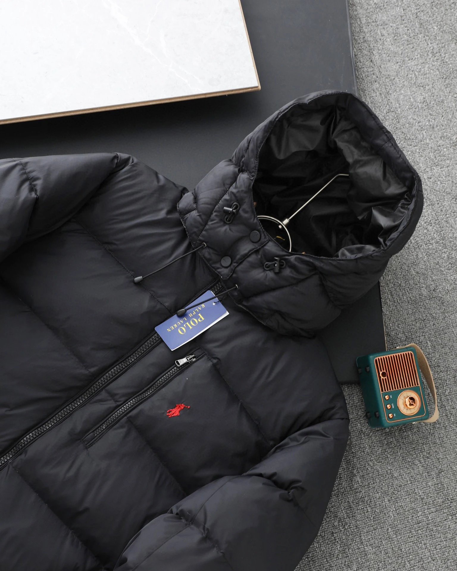 Polo Ralph Lauren Down Jacket Navy Blue - 8