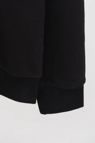 Prada Re-Nylon Logo Sweatshirt Black Hoodie - 8