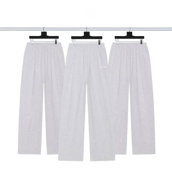 Design Wide-Leg Pleated Pants Black - 3