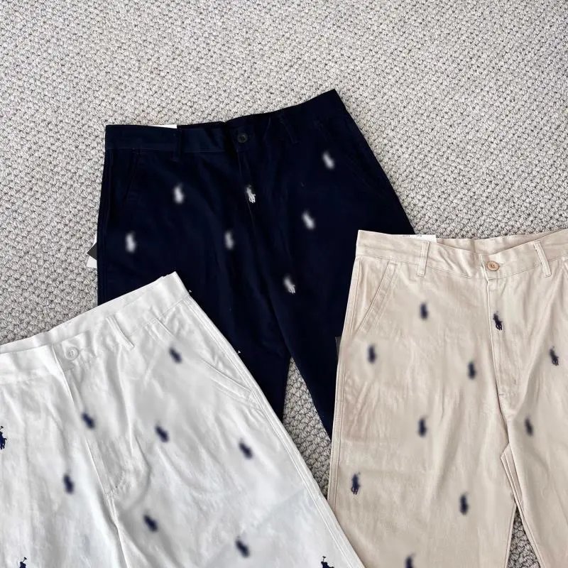 Design Polka Dot Chino Shorts Beige Shorts - 10