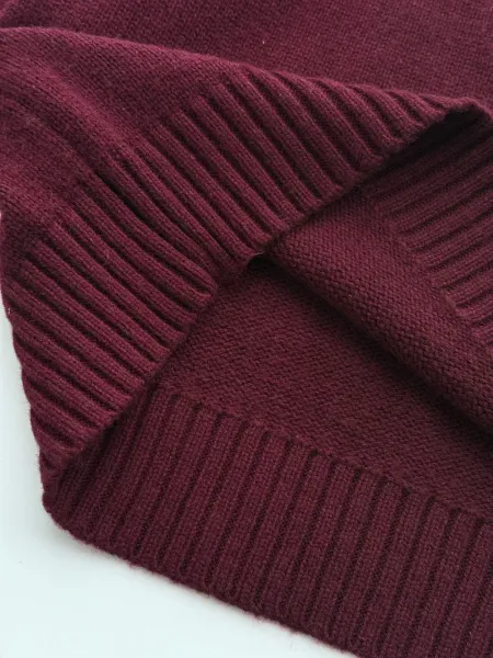 Polo Ralph Lauren Bear Embroidered Sweater Burgundy - 10