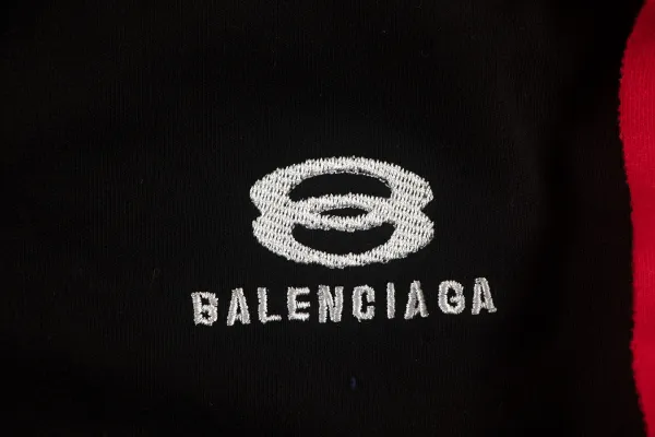 Balenciaga Track Pants Black Red White Sweatpants - 26