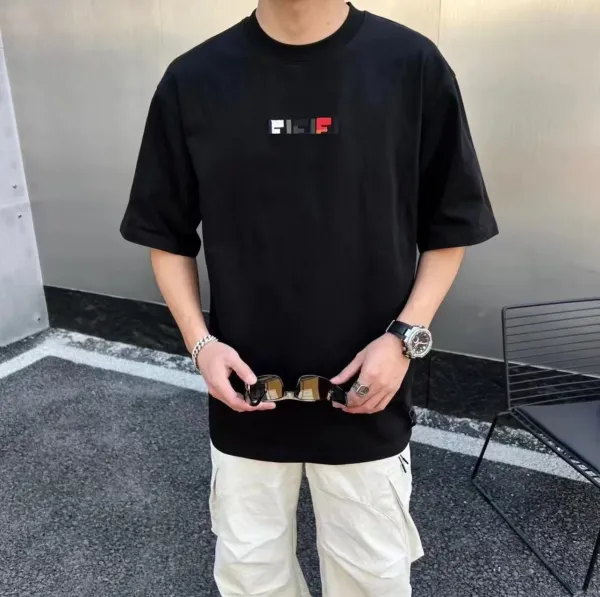 Fila Logo Graphic Black T-Shirt - 1