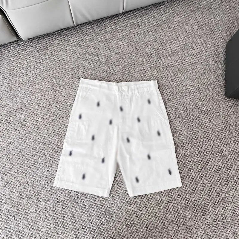 Design Polka Dot Chino Shorts Beige Shorts - 7