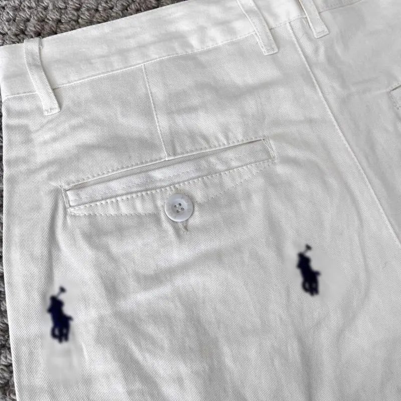 Design Polka Dot Chino Shorts Beige Shorts - 15