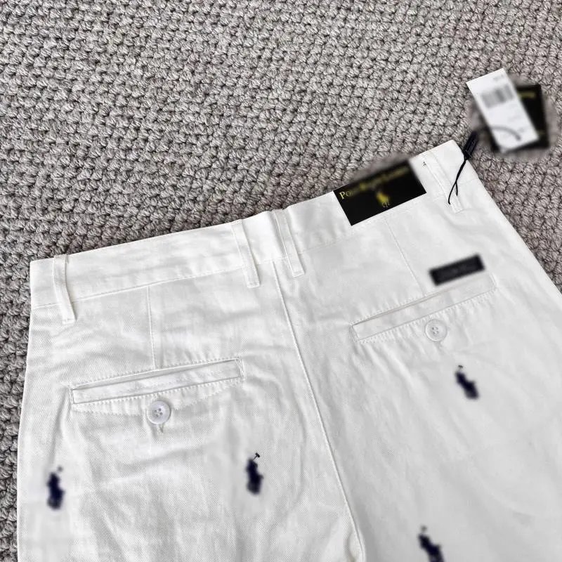 Design Polka Dot Chino Shorts Beige Shorts - 16