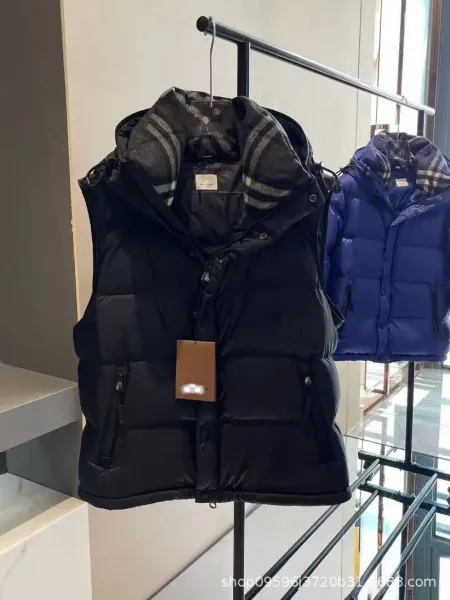 Burberry Check-Trimmed Down Jacket Beige - 15