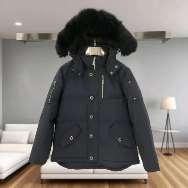 Canada Goose Expedition Parka Black with Fur Trim Parka - 1