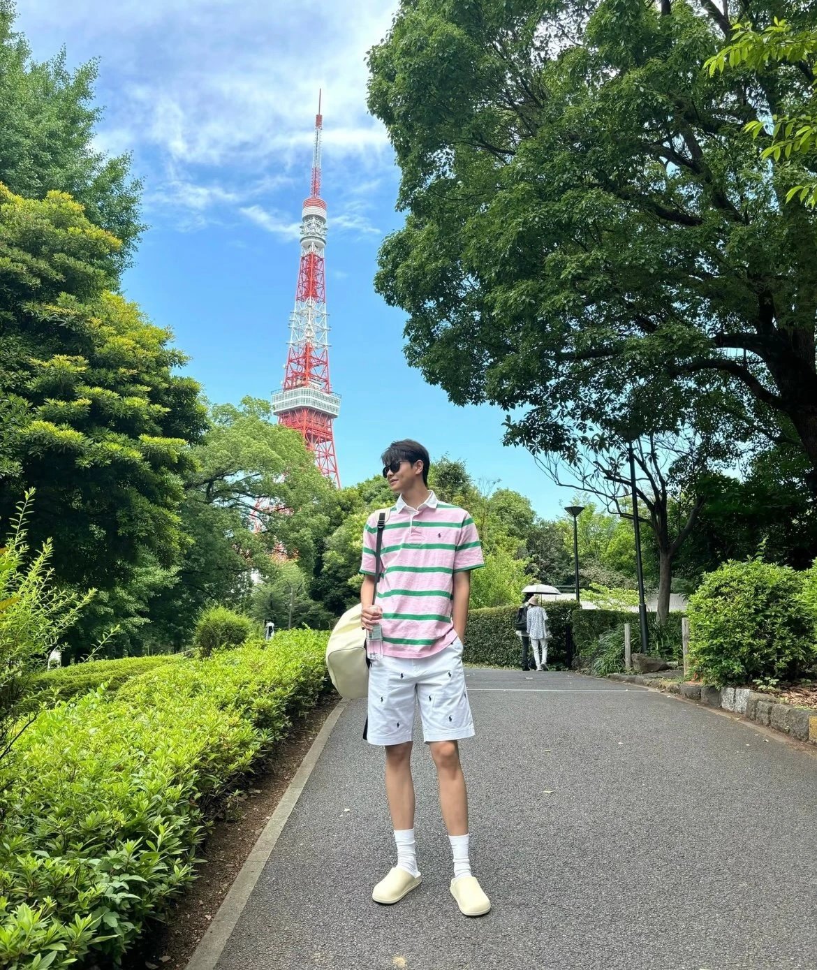 Design Polka Dot Chino Shorts Beige Shorts - 4
