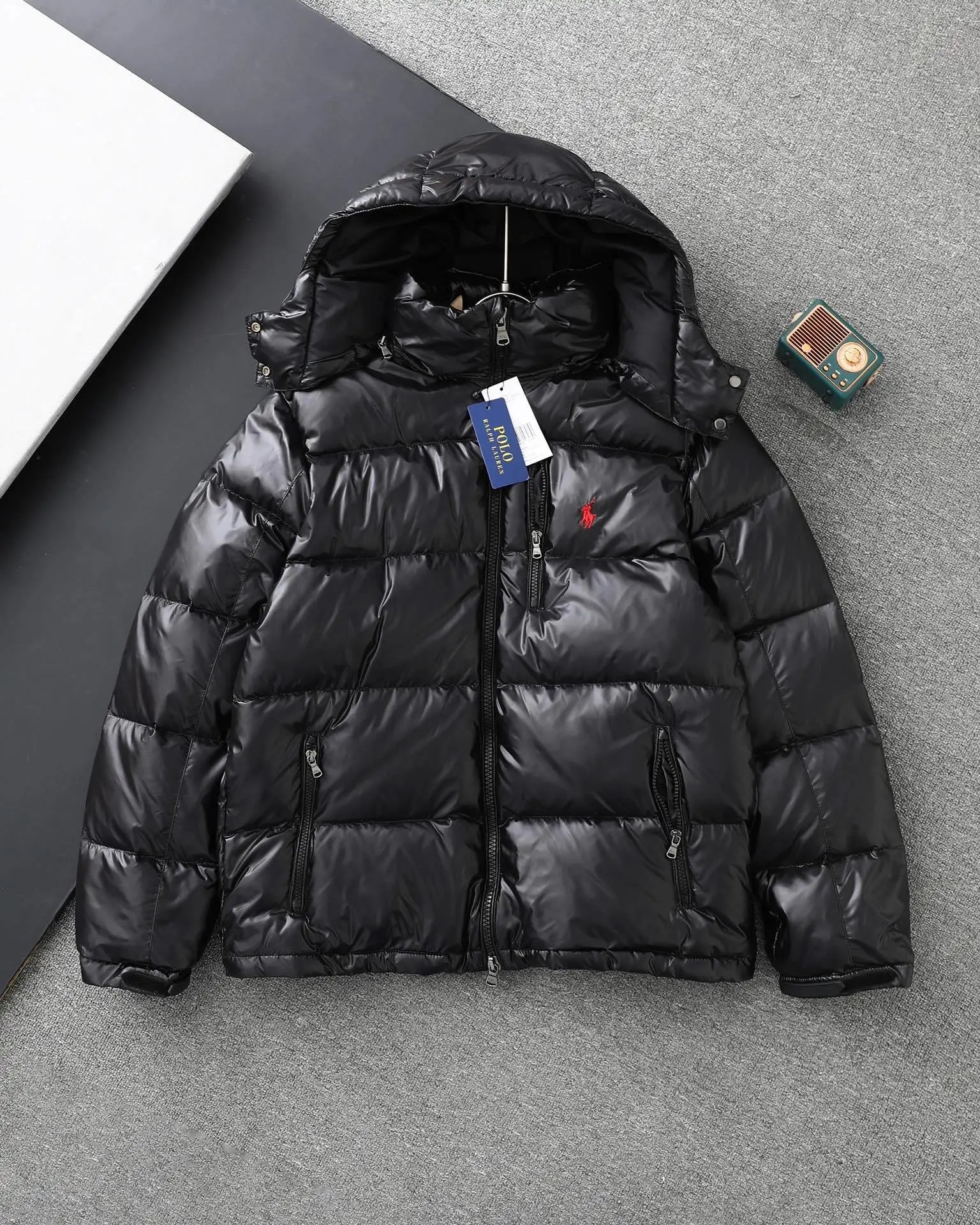 Polo Ralph Lauren Down Jacket Navy Blue - 11