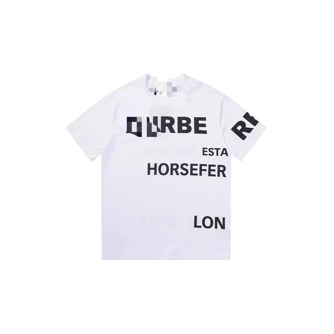 Graphic Print White Black Short Sleeve T-Shirt