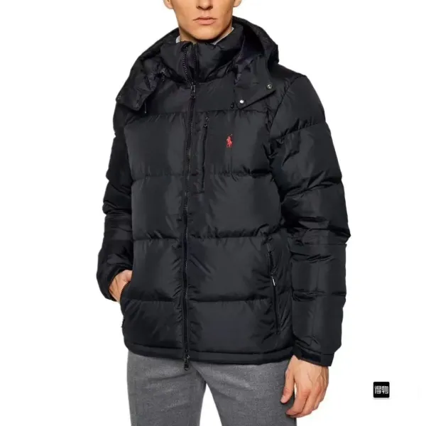 Polo Ralph Lauren Puffer Jacket Navy Blue Down Jacket - 7