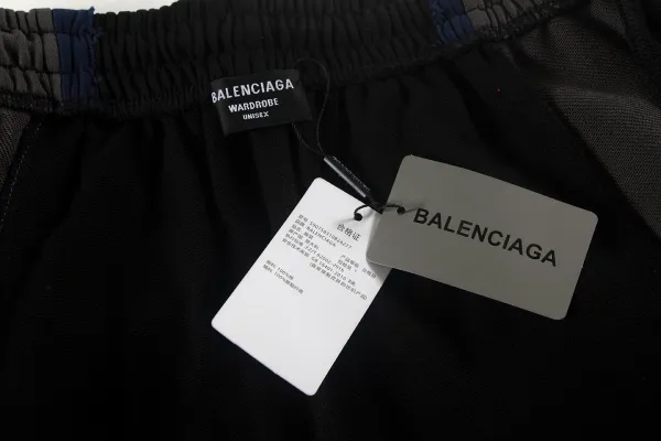 Balenciaga Track Pants Black Red White Sweatpants - 30