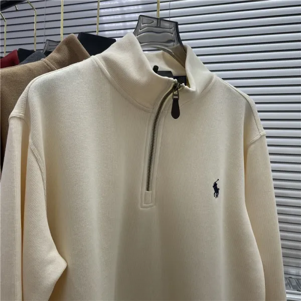 Polo Ralph Lauren Half-Zip Pullover Dark Green Sweater - 13