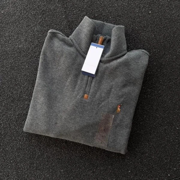 Polo Ralph Lauren Half-Zip Sweater Charcoal Gray - 1