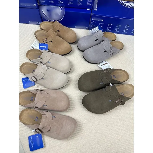 Birkenstock Boston Black EVA Clog Shoes - 6
