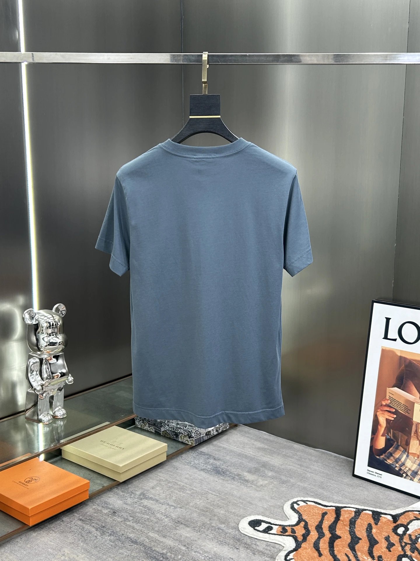Burberry Men Classic Logo Cotton T-Shirt