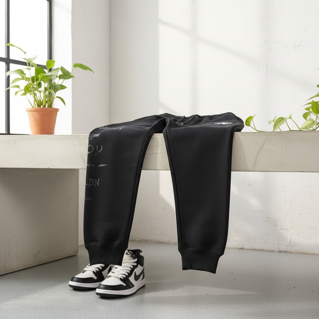 BOY London Black Eagle Logo Cotton Jogger Pants