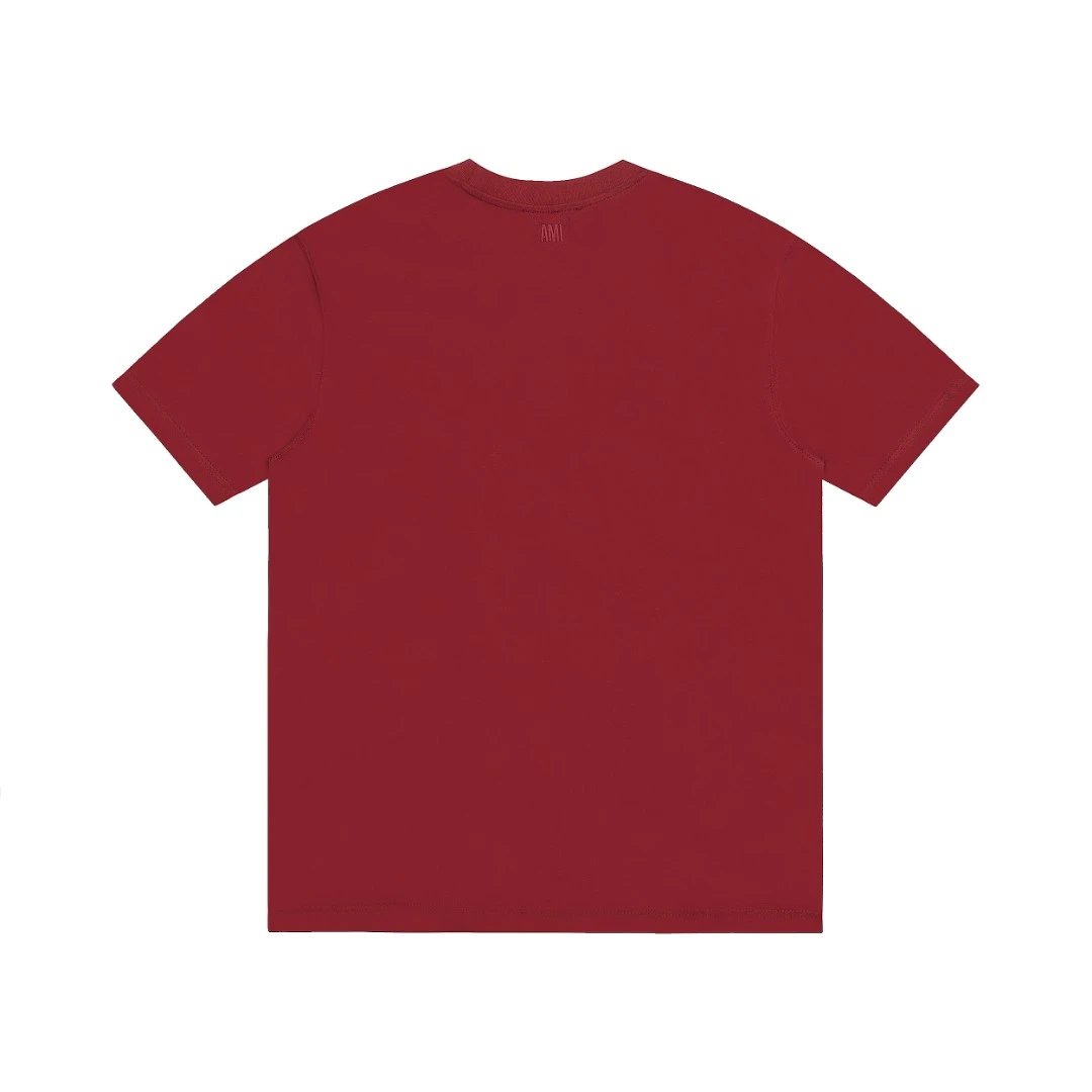Ami Red Heart A Logo Cotton T-Shirt