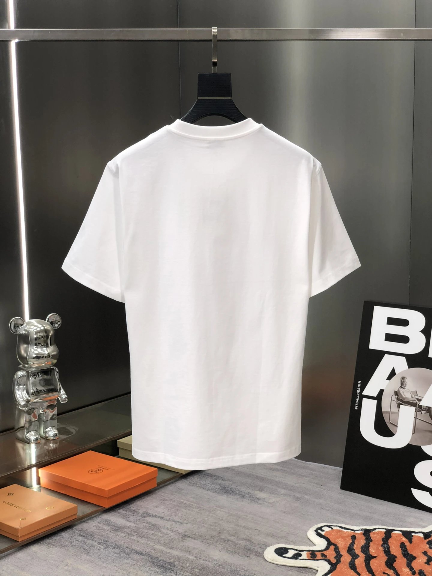 Burberry Men Knight Print Cotton T-Shirt