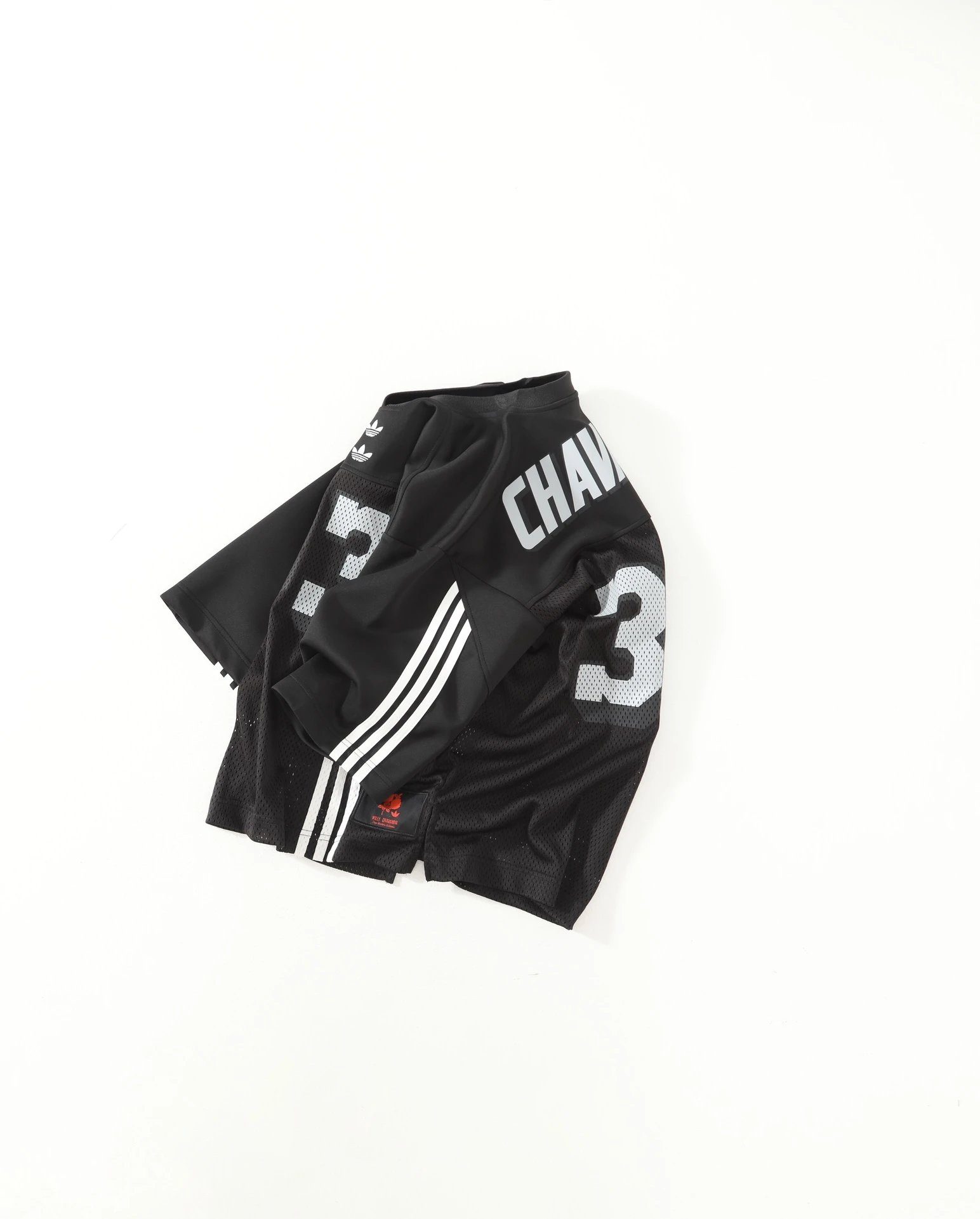 Adidas Black 33 Mesh Sports Jersey T-Shirt