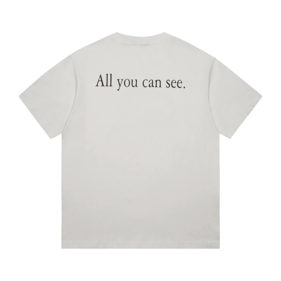 Balenciaga 360 Sunglasses Print White Graphic T-Shirt