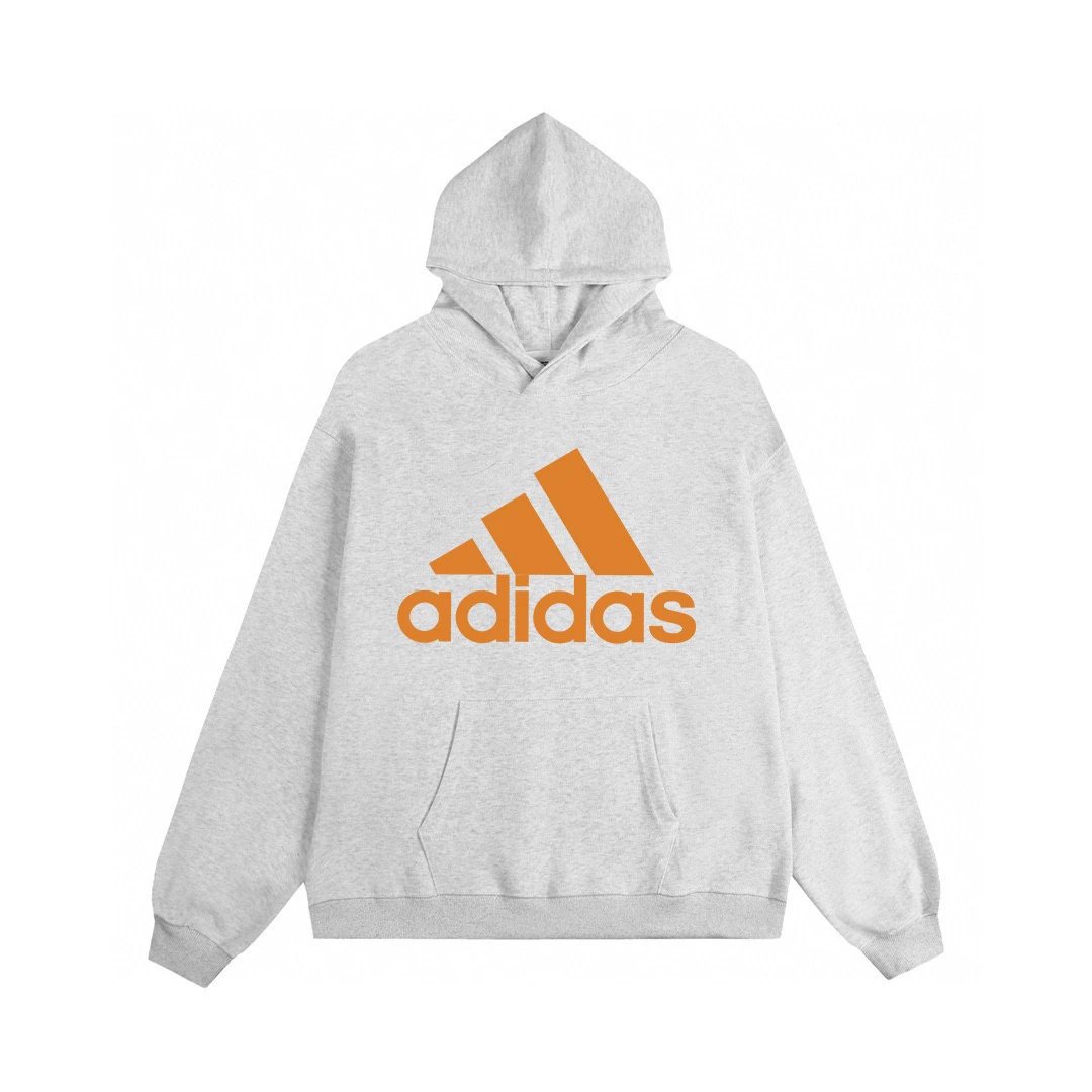 Adidas Oversized Hoodie Unisex Casual Streetwear Sweatshirt