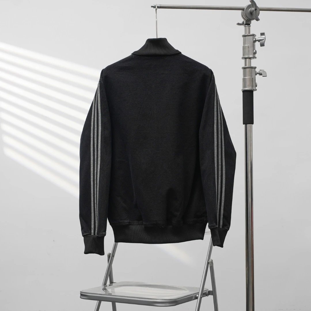 Adidas Men’s Black 3-Stripes Track Jacket