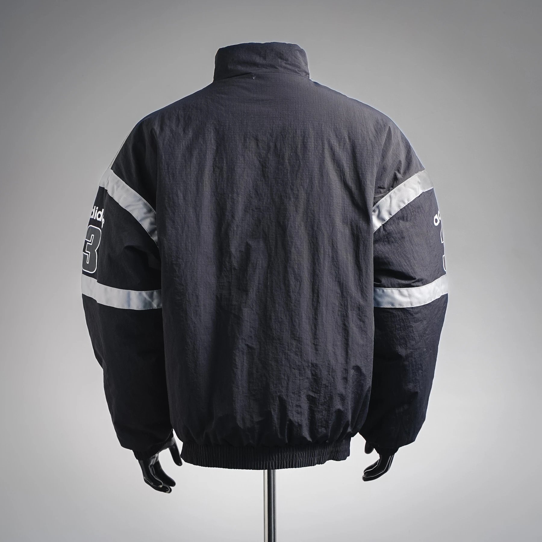 Adidas Men’s Retro Black Windbreaker Sports Jacket