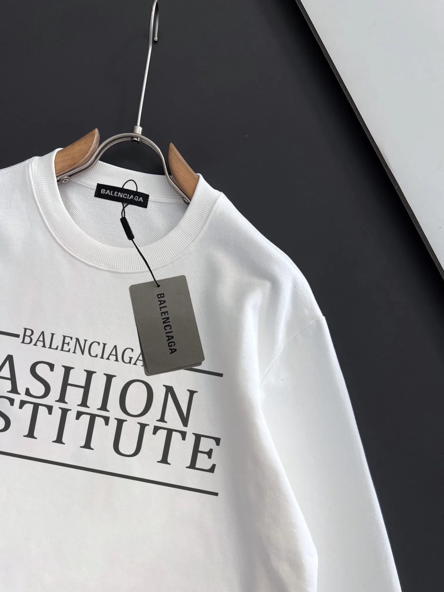Balenciaga Fashion Institute White Hoodie