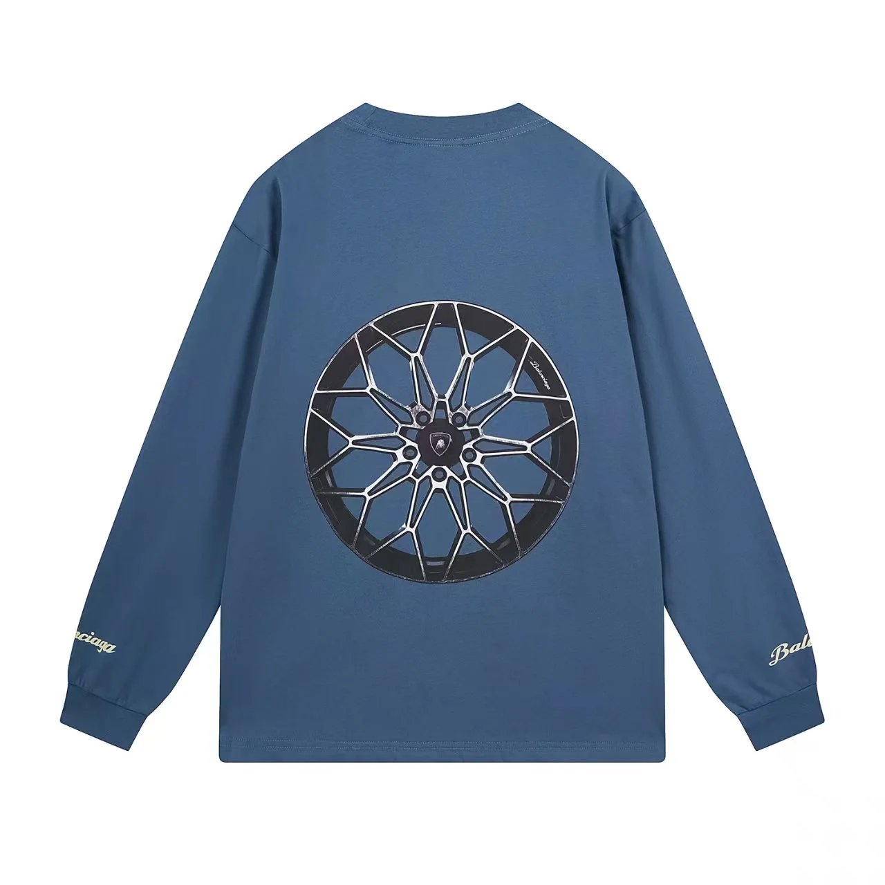 Balenciaga Lamborghini Graphic Hoodie Streetwear Top